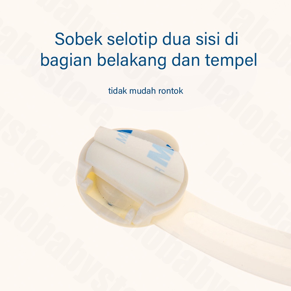 Halobaby Kunci Pengaman Pintu Laci Lemari Pakaian Kulkas Baby Safety