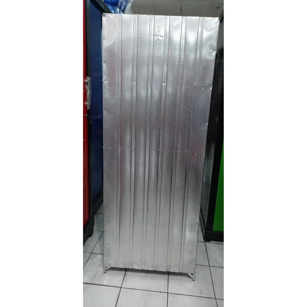 RAK PIRING LEMARI DAPUR ALUMUNIUM 2 PINTU