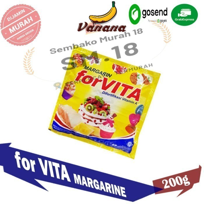 

FORVITA MARGARIN KEMASAN 200G PER SACHET TERMURAH