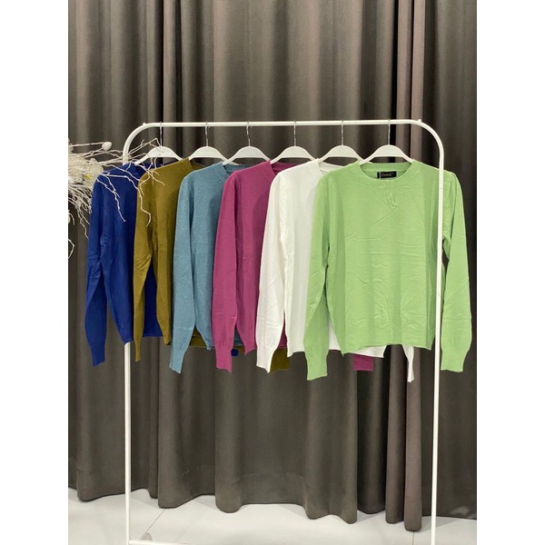 Atasan Rajut polos brand vivorie