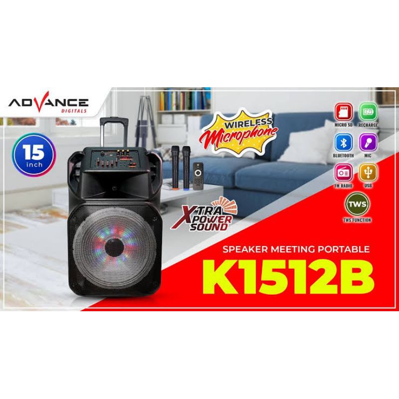 SPEAKER ADVANCE MEETING 15 INCH K1512B