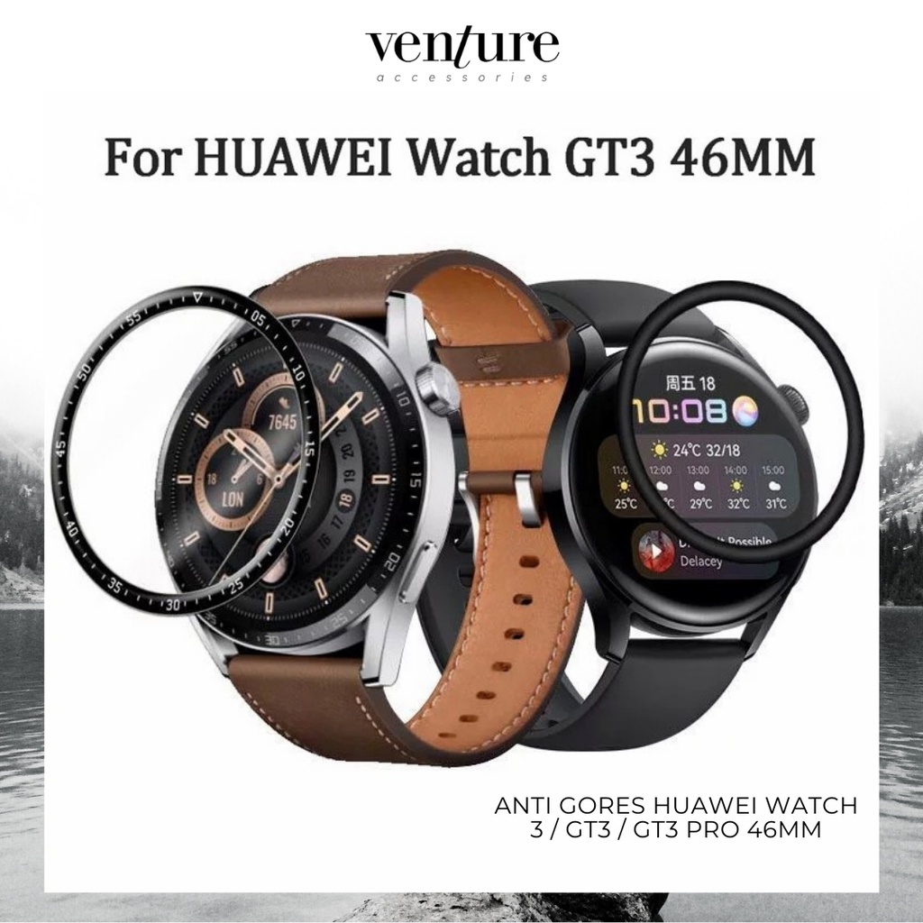 ANTI GORES SCREEN PROTECTOR FULL COVER HUAWEI WATCH GT 3 46MM