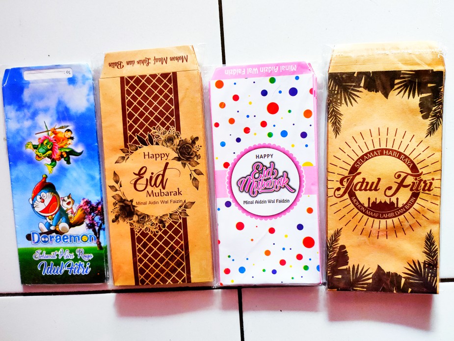 Amplop Folkadot Lebaran 2021 Terbaru