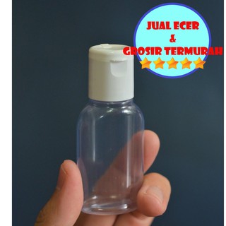 Image of Botol PVC Antis 30ml 30 ml Fliptop Putih White - Hand Sanitizer Murah