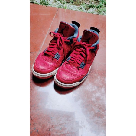 Air Jordan 4 Retro GS FIBA Gym Red Obsidian