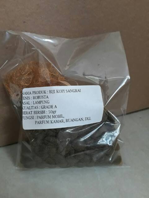 Parfum Kopi Spray dan Biji Kopi Robusta Asli Lampung