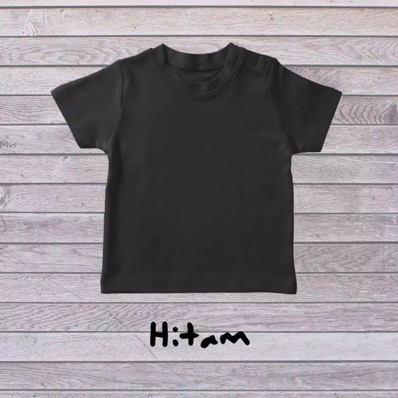 Kaos polos bayi PREMIUM  SNI (0-24 Bulan) // Tee Shirt Anak //atasan bayi