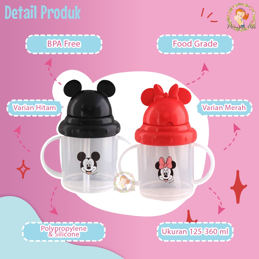 Lusty Bunny Seri Disney Milk Bottle Botol Susu Bayi Dan Anak 125 - 360 ml By Mallpompaasi