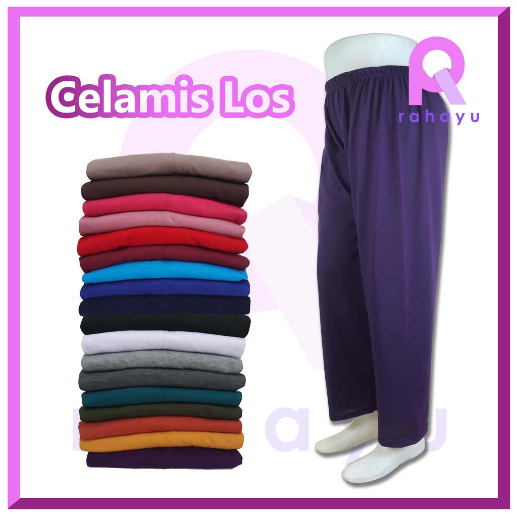 Celamis Los / Celana Los / Celana Harian Wanita / Celana Santai Perempuan Warna Lengkap