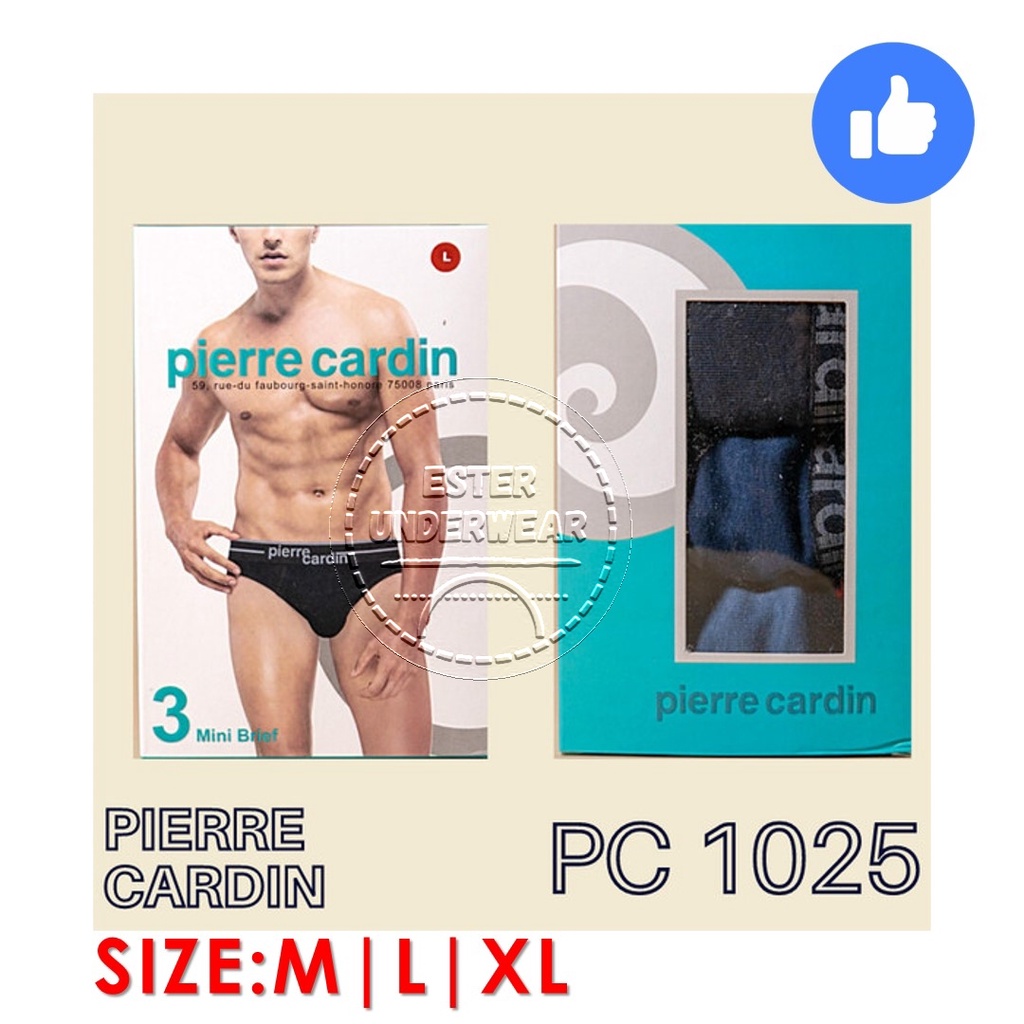 Celana Dalam Pria PIERRE CARDIN PC 1025 ISI-3 PCS bahan Katun