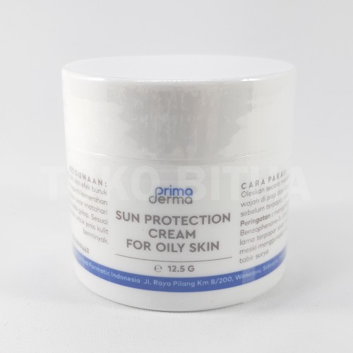 CREAM SIANG PRIMADERMA SUNPROTECTION FOR OILY SKIN TABIR SURYA UNTUK KULIT BERMINYAK