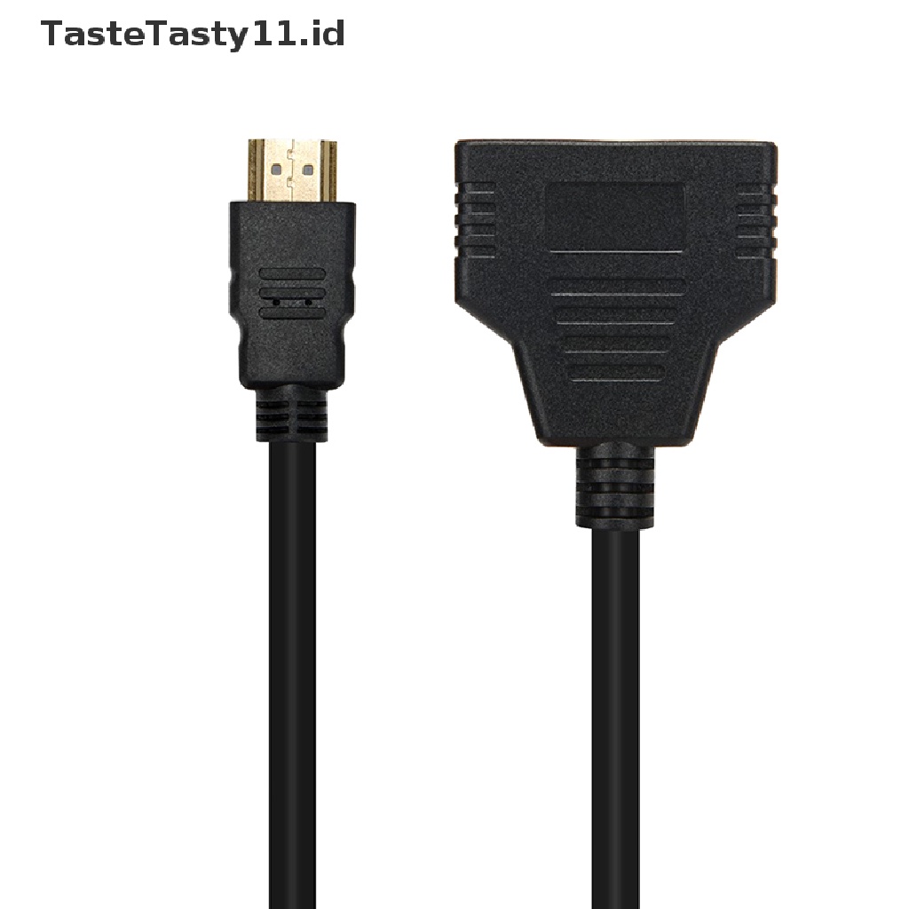 Tastetasty Adapter Splitter Kabel HDMI 1 Input 2 HD 1080P