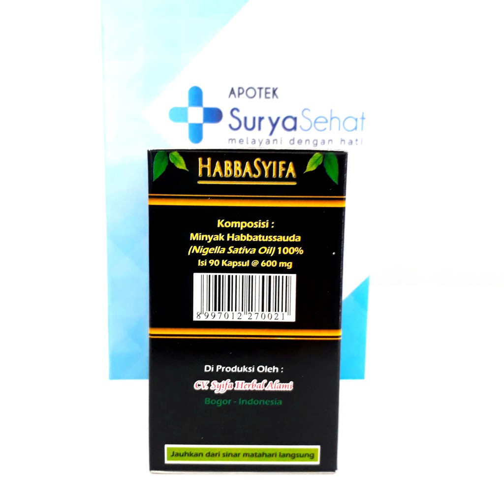 HABBASYIFA OIL 90 kapsul / Black Seed Oil / Habasyifa / Habbassyifa / Habba Syifa