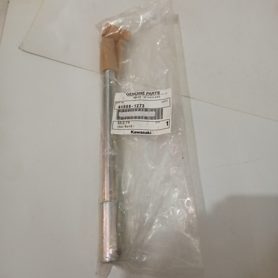 As Roda Depan Ninja R RR 41068-1273 ori KGP Axle Front