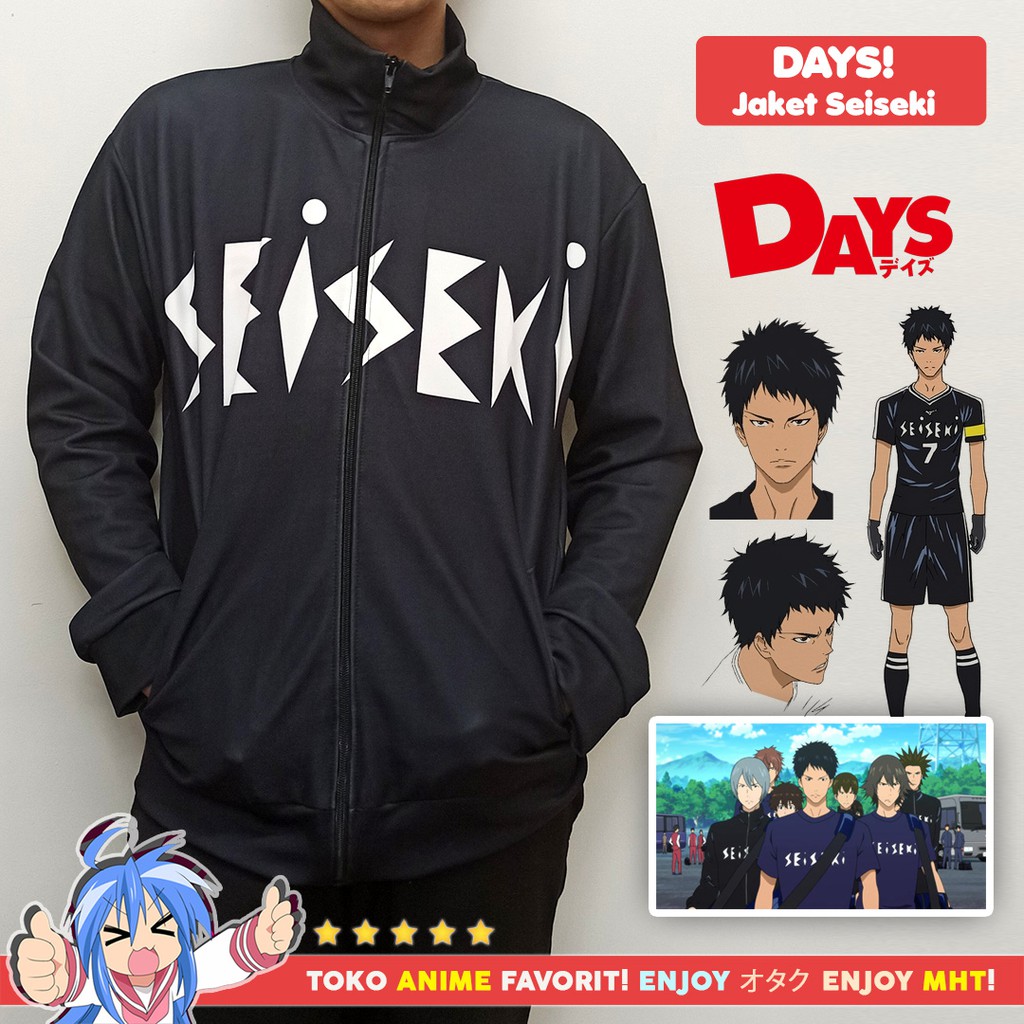 Jaket Anime Full Print Days Seiseki