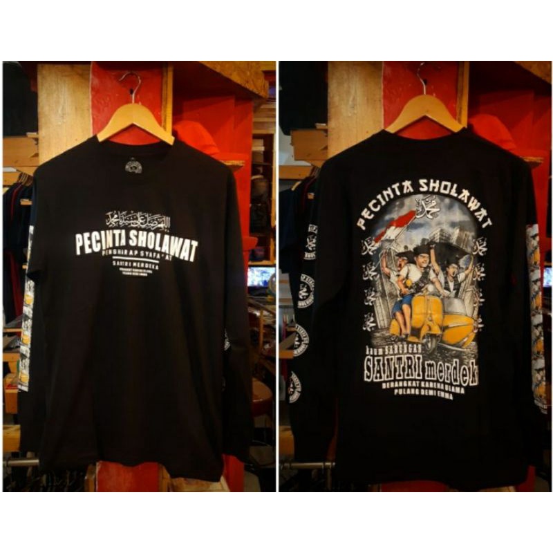 KAOS DAKWAH ISLAM TSHIRT SANTRI MERDEKA ORIGINAL DIATRO