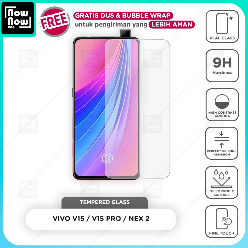 Tempered Glass Anti Gores VIVO NEX / NEX A 2018 S1 / NEX X S1 PRO V11 / V11 PRO V15 / V15 PRO / NEX 2 V17 PRO V3 V3 MAX V5 / Y67 V7 V7+ / Y79 / Y73 V9 Screen Guard Protector 9H Kaca Temperglass