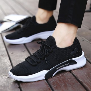 Kirim kaus kaki】Sepatu Sneakers Casual Bahan Breathable 