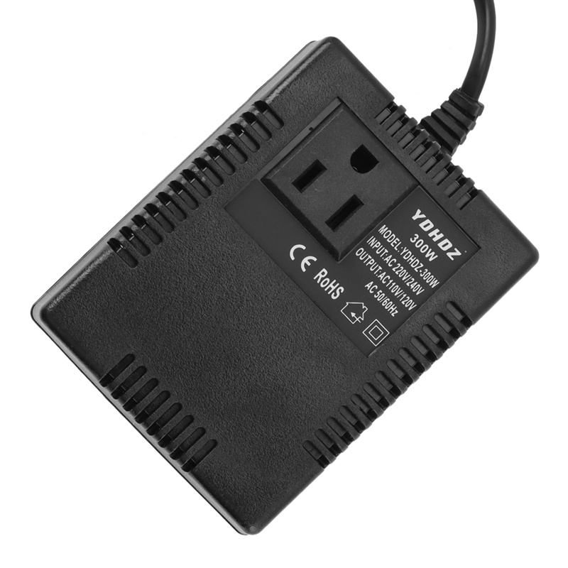 300W Voltage Converter 220V To 110V Transformer Step Down Transformer Voltage Converter Travel Adapter EU Plug