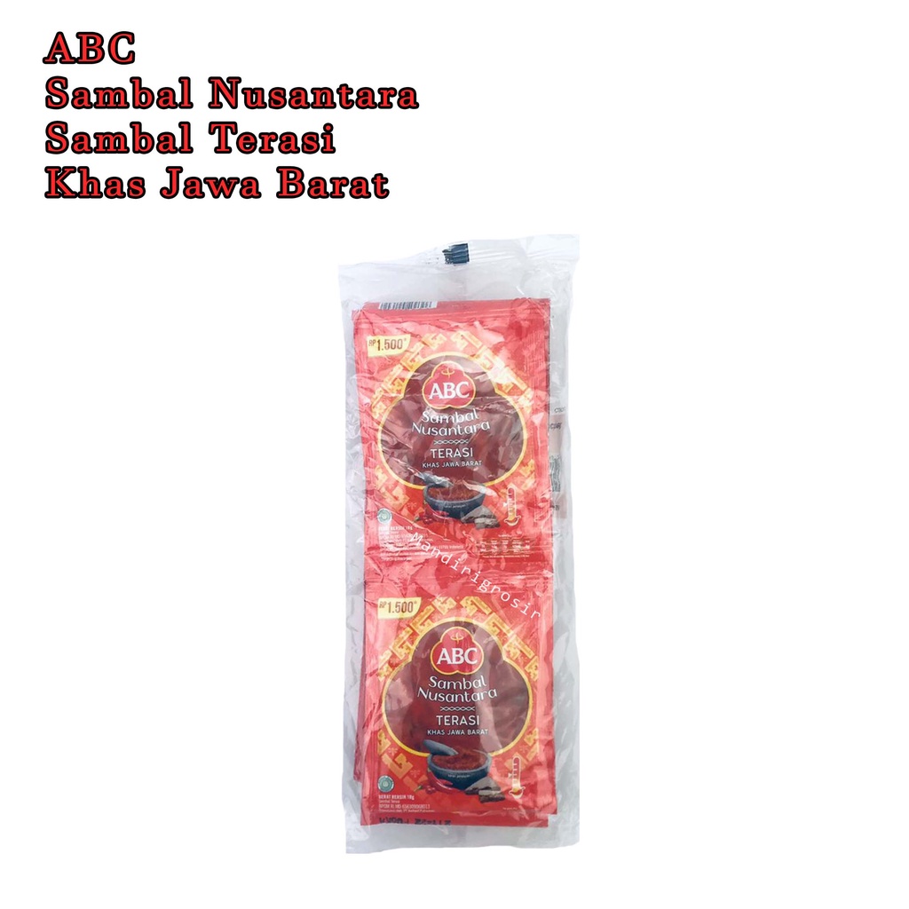 SAMBAL TERASI ABC HOMSTYLE 18g