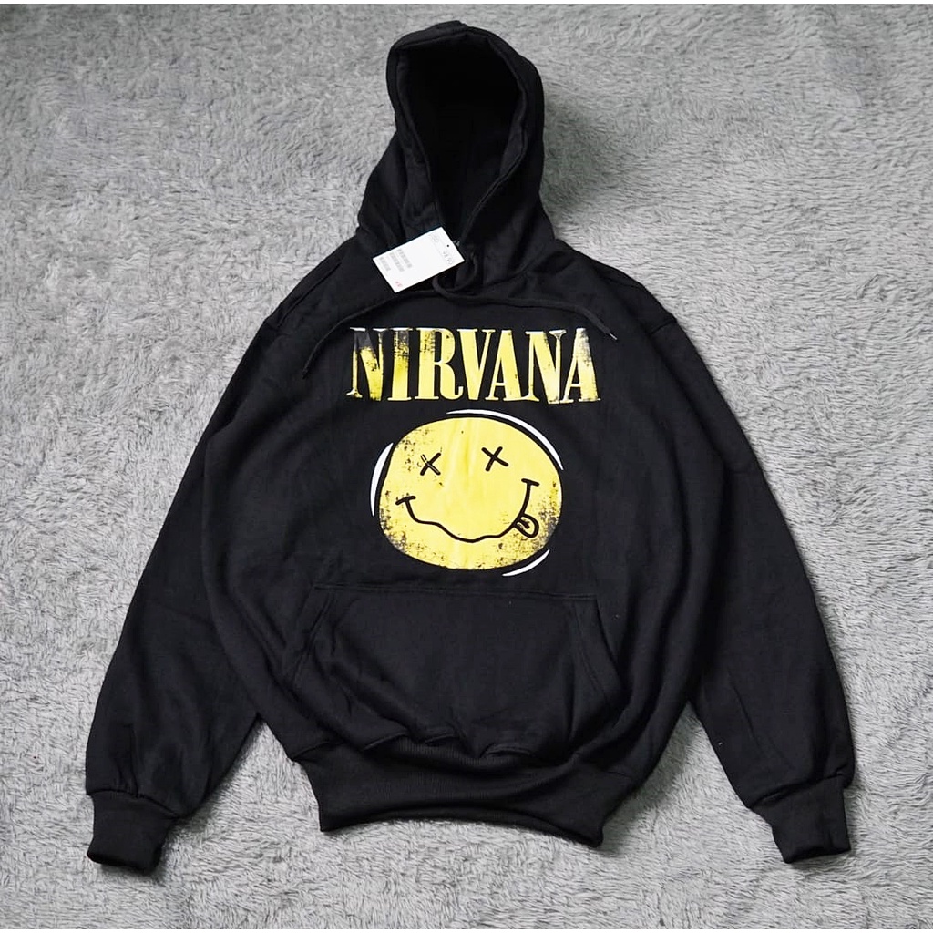 Sweater Hoodie Nirvana by H&amp;M Premium Mirror