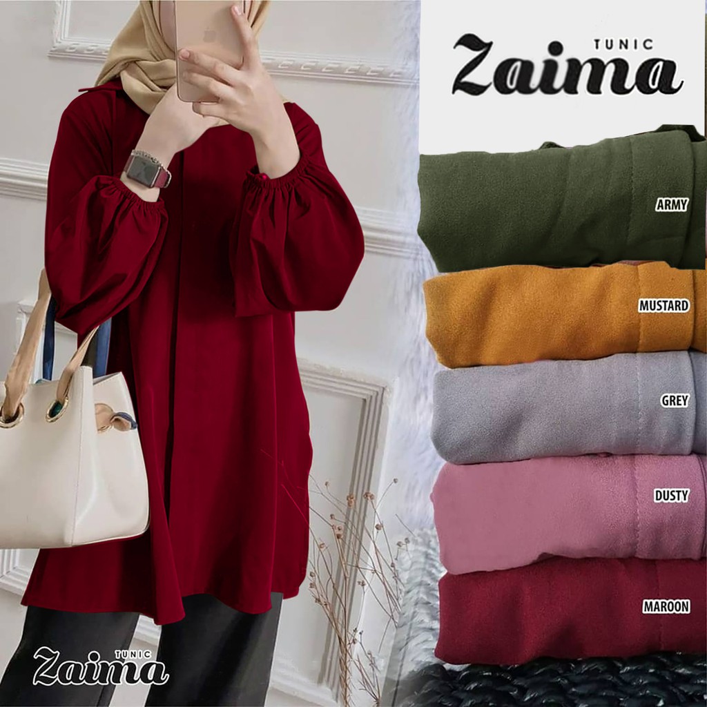 FASHION MUSLIM ATASAN TOP ZAIMA DMR