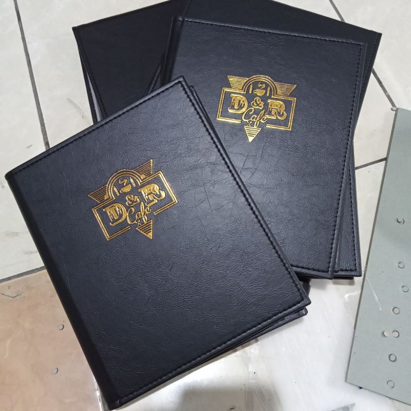 

cover menu ukuran a5 logo costum