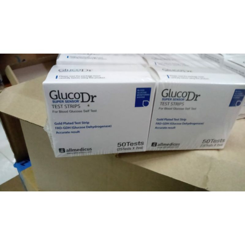 Strip Gluco DR Gula Darah / Glucose