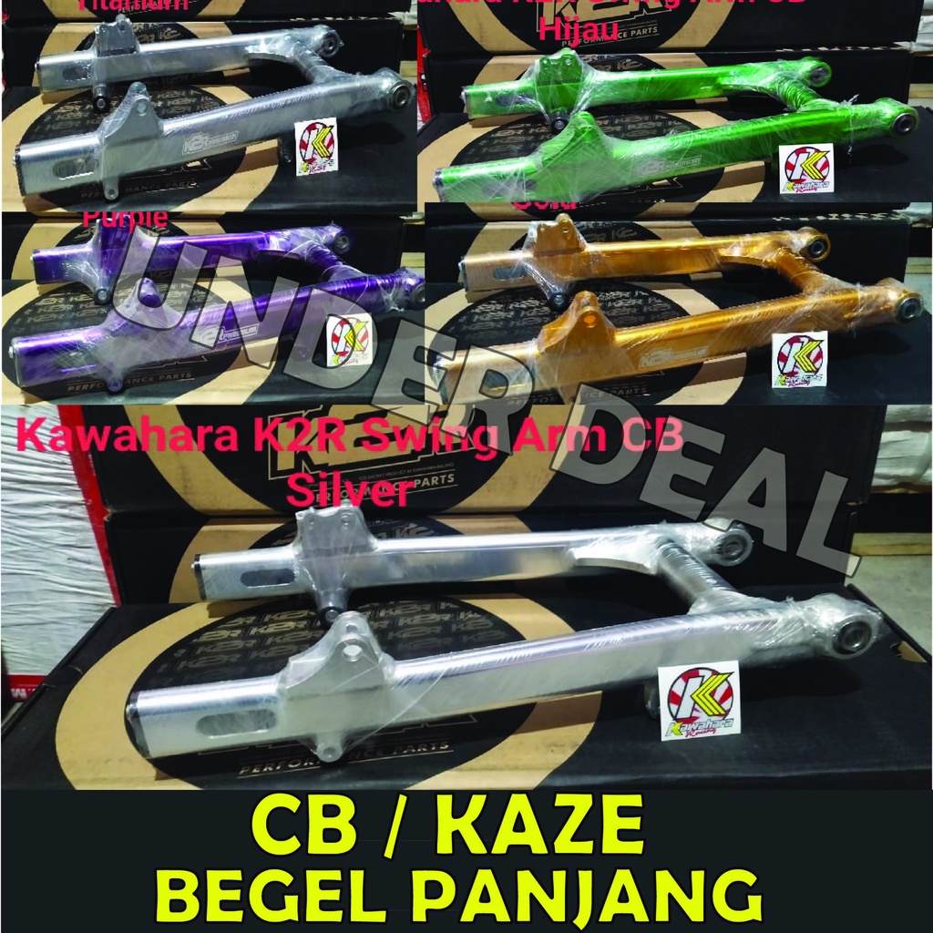 Kawahara K2R Swing Arm CB/ GL Model Kaze Begel Panjang