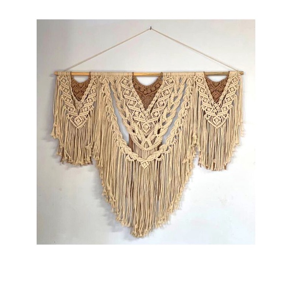 READY STOK) macrame Hiasan dinding / macrame wall hanging/ Dekorasi rumah