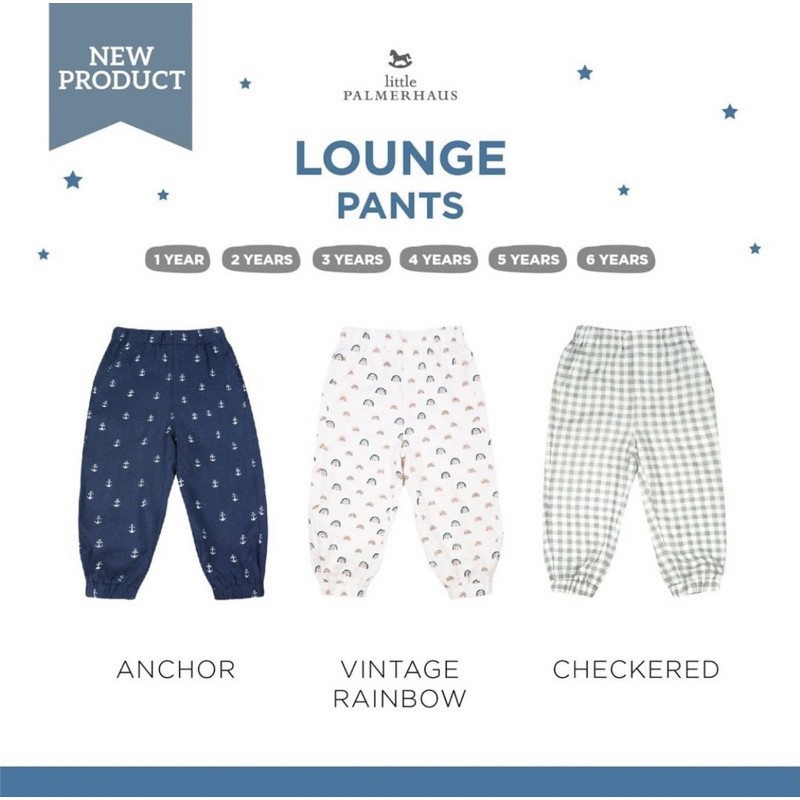 PROMO 7.7 PROMO BAJU LEBARAN Little Palmerhaus -Lounge Pants KULOT Cullote Pants Celana Panjang celana anak celana bayi 1-6th