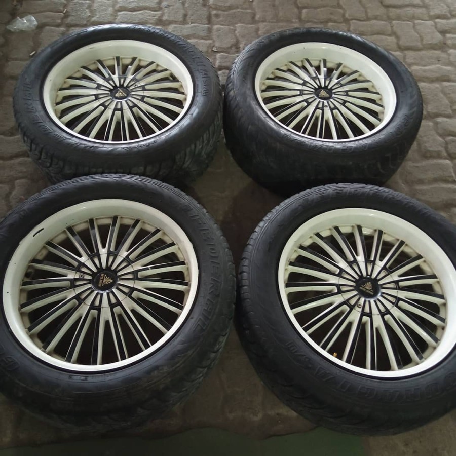 velg mobil bekas ring 20 untuk pajero fortuner plus ban 265 50 r20