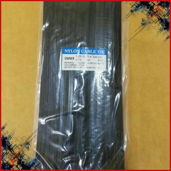 

HMH Kabel Tis / Cable Tie / Kabel Ties Hitam 30cm