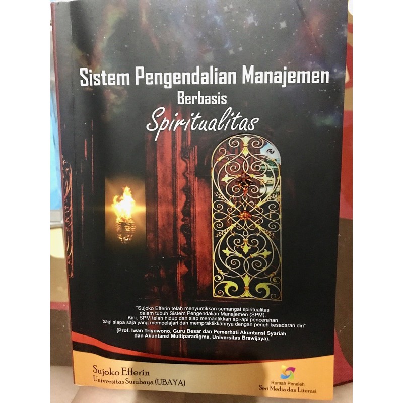 sistem pengendalian manajemen berbasis spiritualitas sujoko efferin penerbit yayasan rumah peneleh