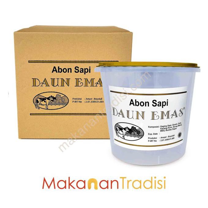 

Abon Sapi Daun Emas 4 Kg