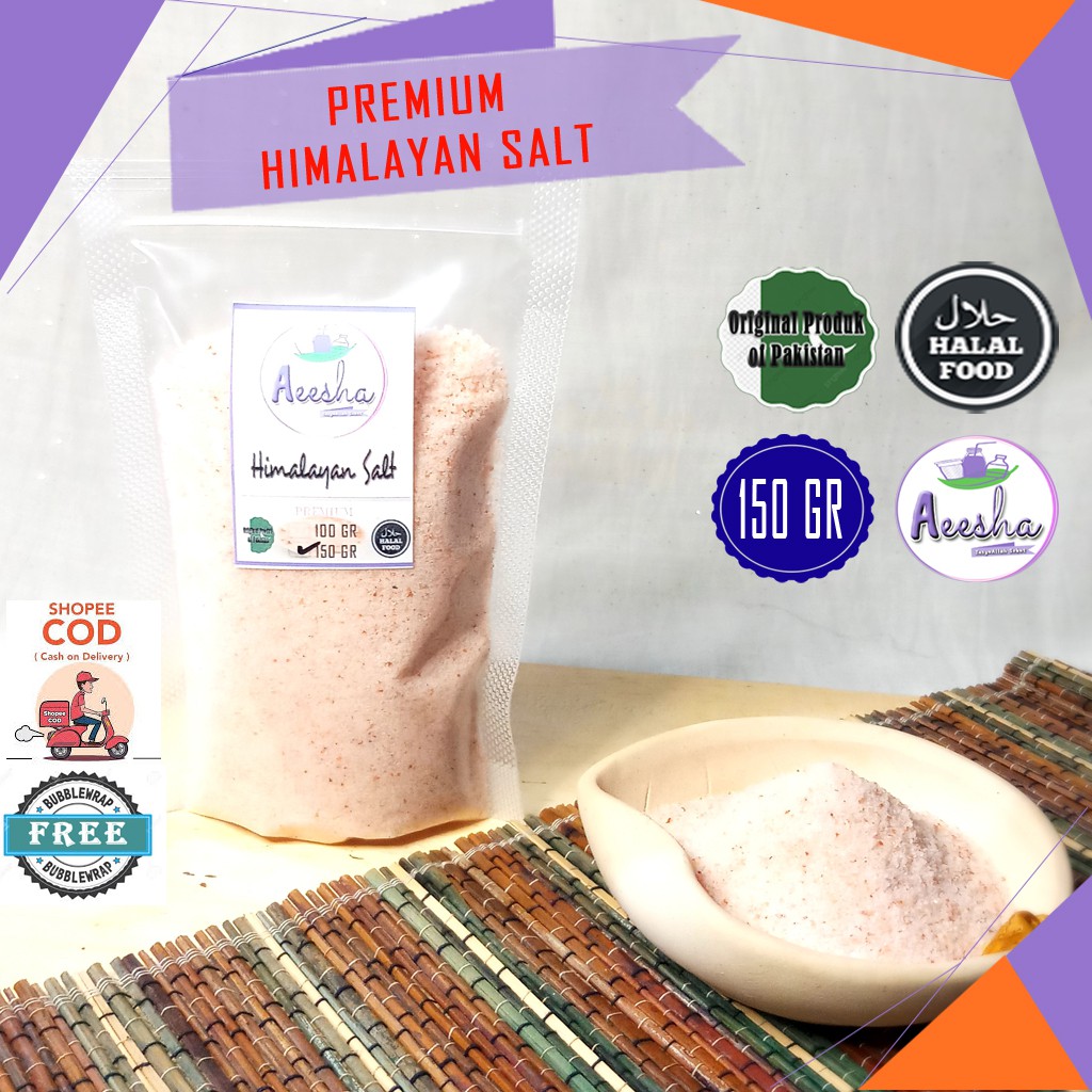 GARAM HIMALAYA HIMALAYAN ROCK SALT PINK ASLI ORIGINAL PREMIUM 100GR