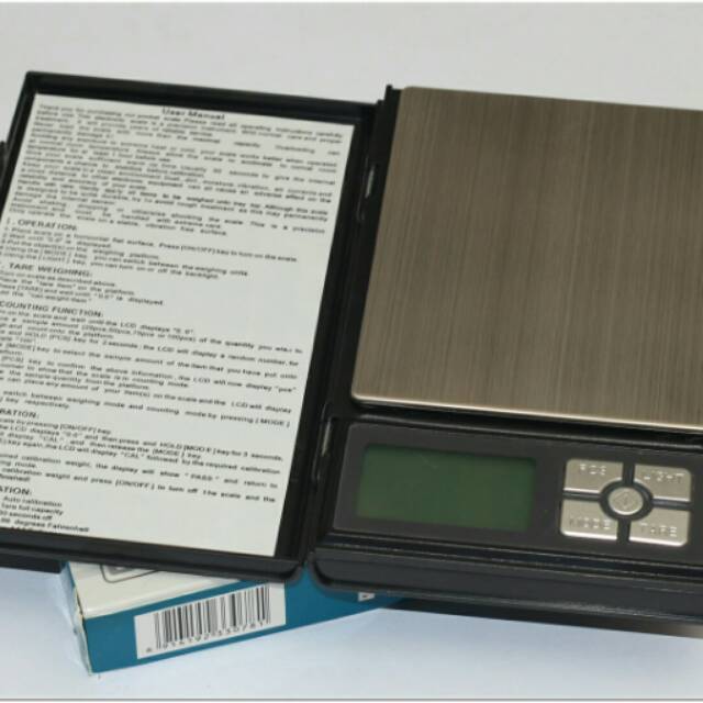 

Timbangan emas notebook akurat 500gr