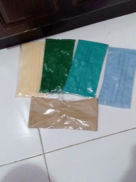 Masker Kain Oxford Tali Karet