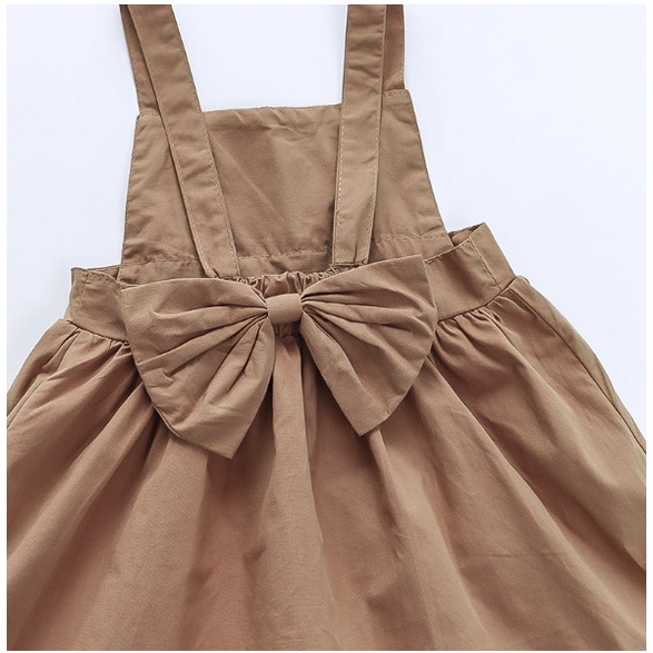 Dress tutu dress lengan panjang anak perempuan LENGAN RENDA HITAM KHAKI