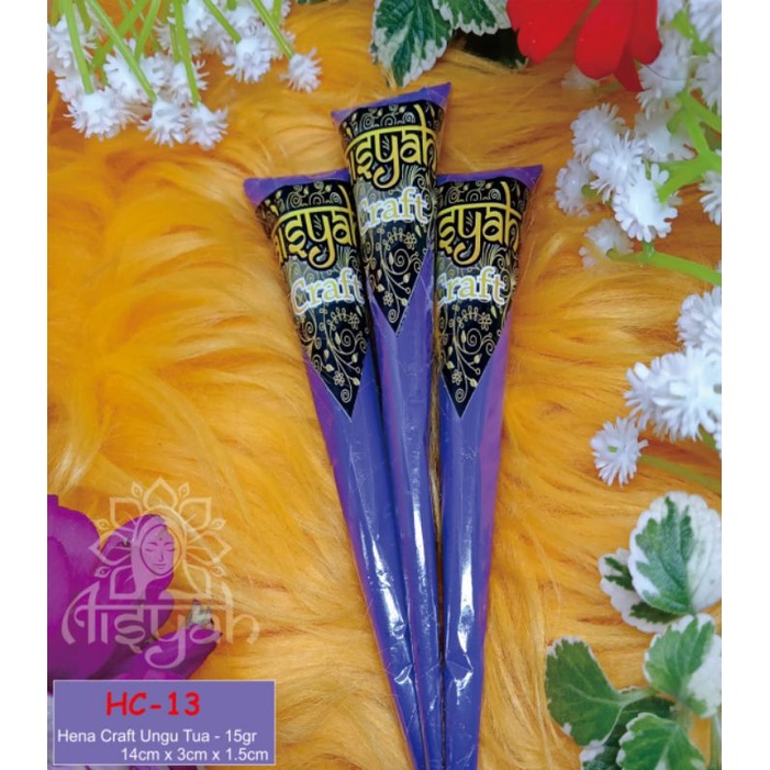 

Henna Craft Ungu Tua 1pcs HENA UTK BENDA