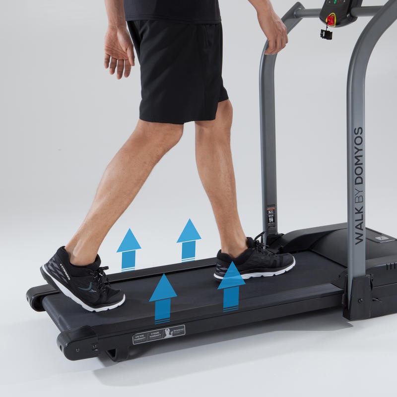 DOMYOS Treadmill Walking Pad Olahraga Di Rumah 8km/jam