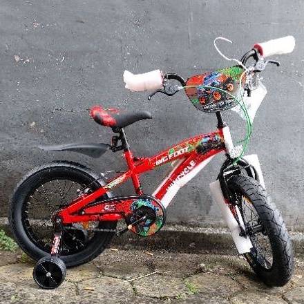 Sepeda BMX Anak 16 WimCycle Bigfoot Ban 3.0 Garansi Resmi