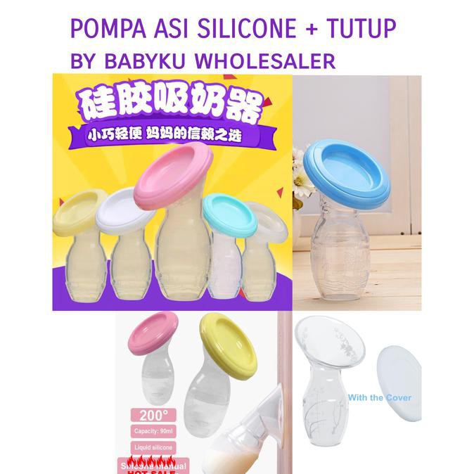 Pompa asi manual silikon / breast pump silicone / tabung asi perah