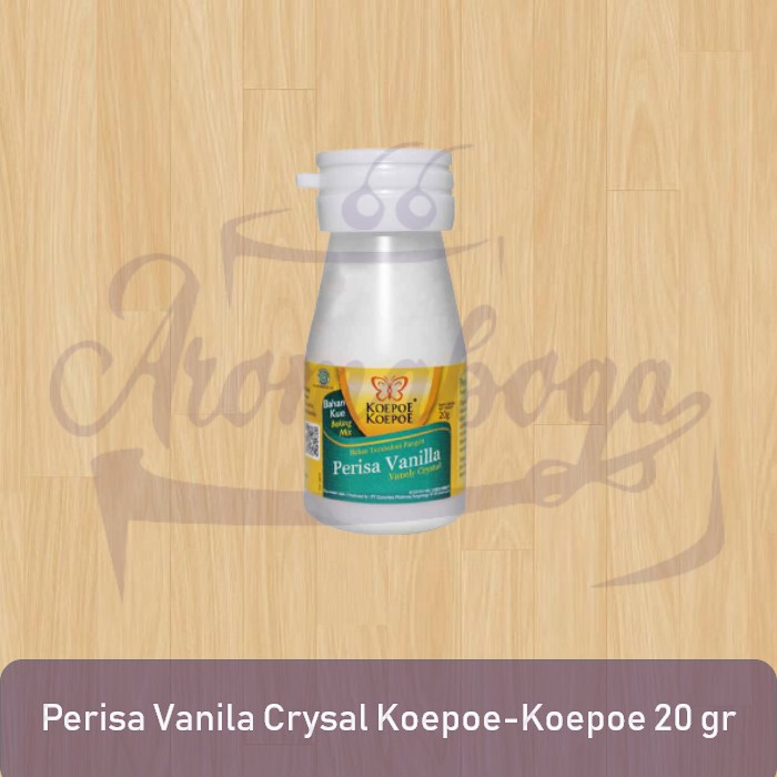 

Perisa Vanilla Vanila Koepoe koepoe Vanili Crystal Kupu Kupu 20 gr