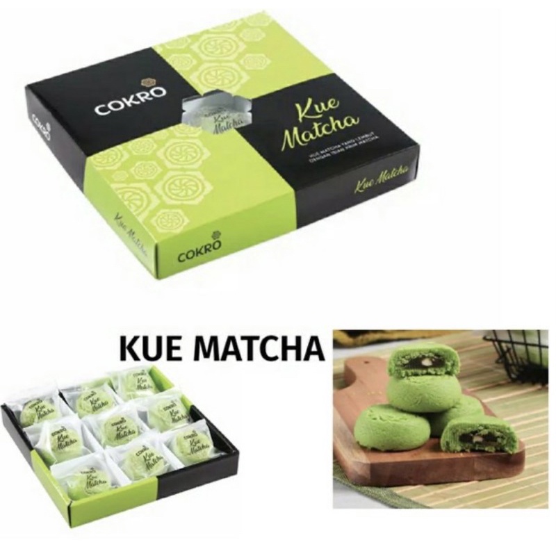 

Kue Matcha - Merk Bluder Cokro Madiun (1 Box isi 9 Pcs)