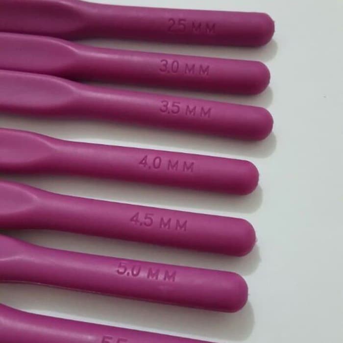 Crochet Hook - Hakpen 2.5/3.0/3.5/4.0/4.5/5.0/5.5/6.0mm (8pcs)