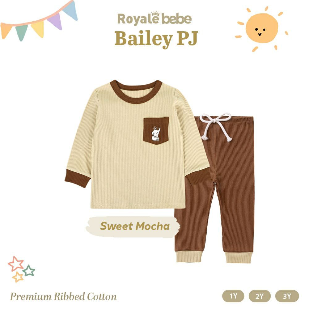 Royale Bebe - Piyama Bayi/Anak Bailey Pajamas Warna Random