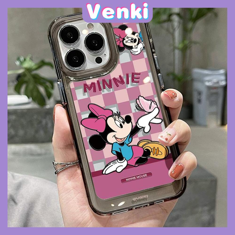 iPhone Case HD Acrylic High Quality Hard Case Clear Case Metal Button Protection Camera Shockproof Cartoon Cute Compatible For iPhone 14 Pro Max 14 Plus 13 Pro Max 12 11 XR 7Plus