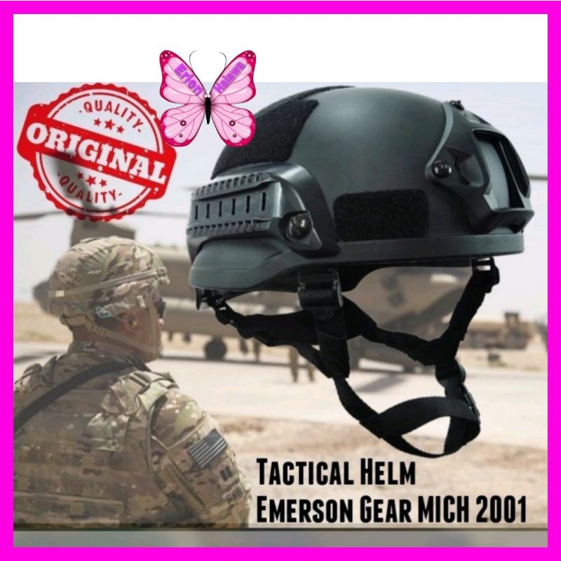 Helm Tactical Airsoft Gun / Helm TNI, Polri / Helm Tempur