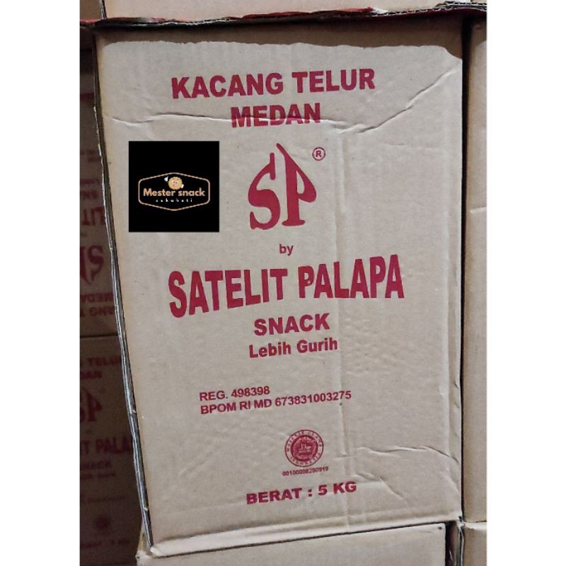 Kacang Telur Medan Manis 5 kg Merk Satelit Palapa